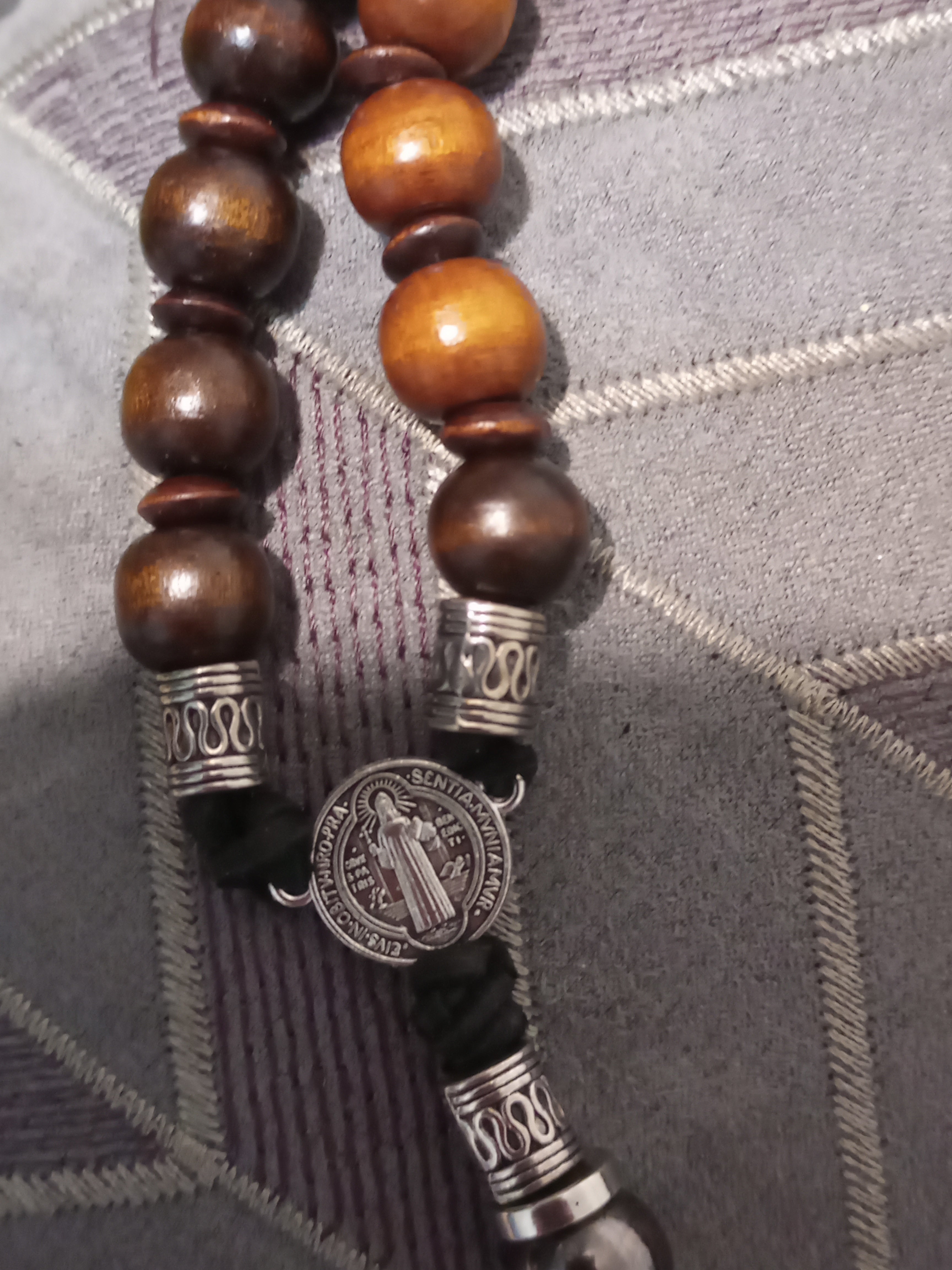 Dark wood rosary