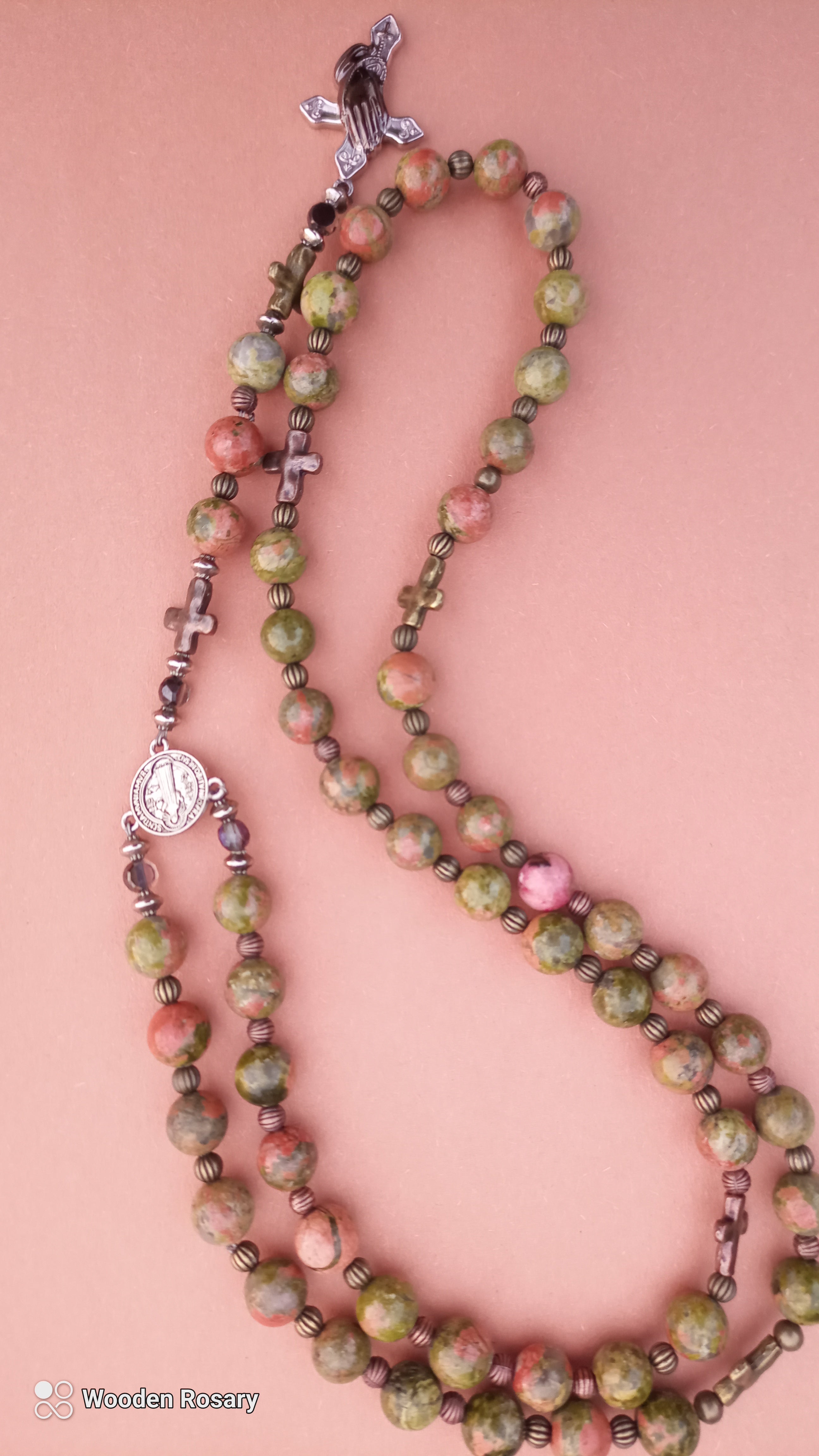 Bronze praying hands