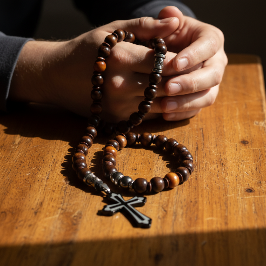 Dark Wood Rosary