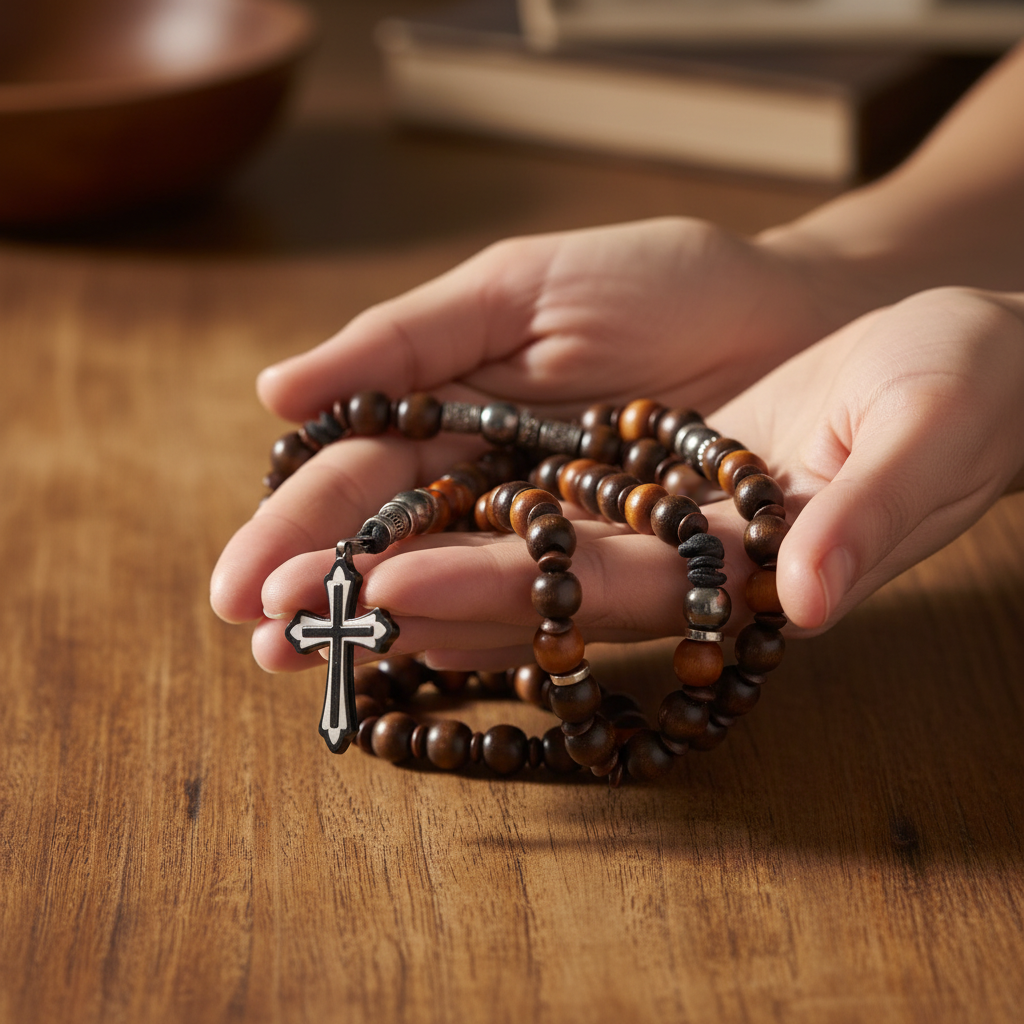 Dark Wood Rosary